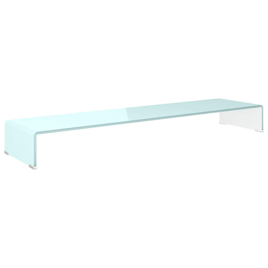 Vidaxl tv-meubel monitorverhoger 120x30x13 cm glas groen