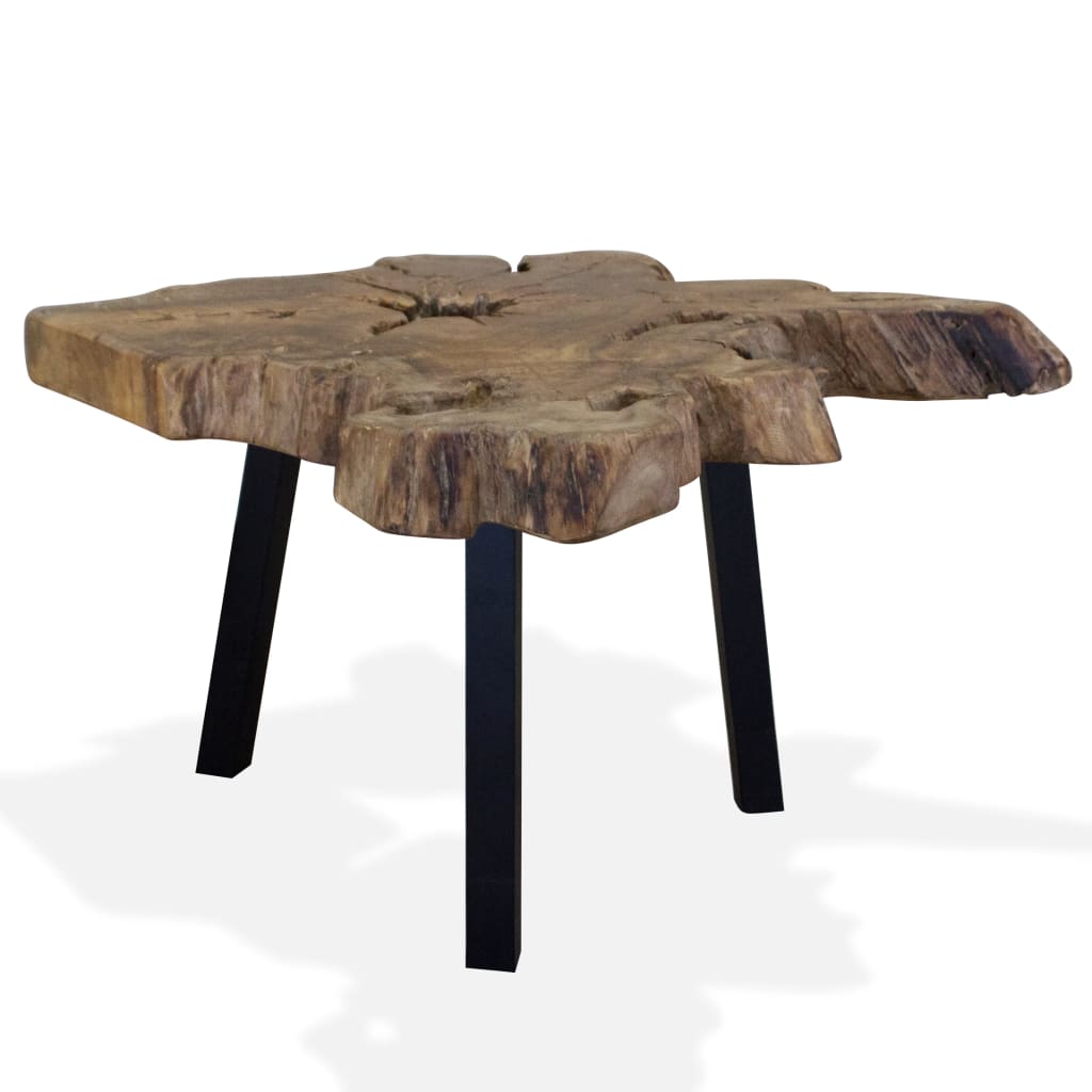 Vidaxl salontafel 80x70x38 cm echt teakhout