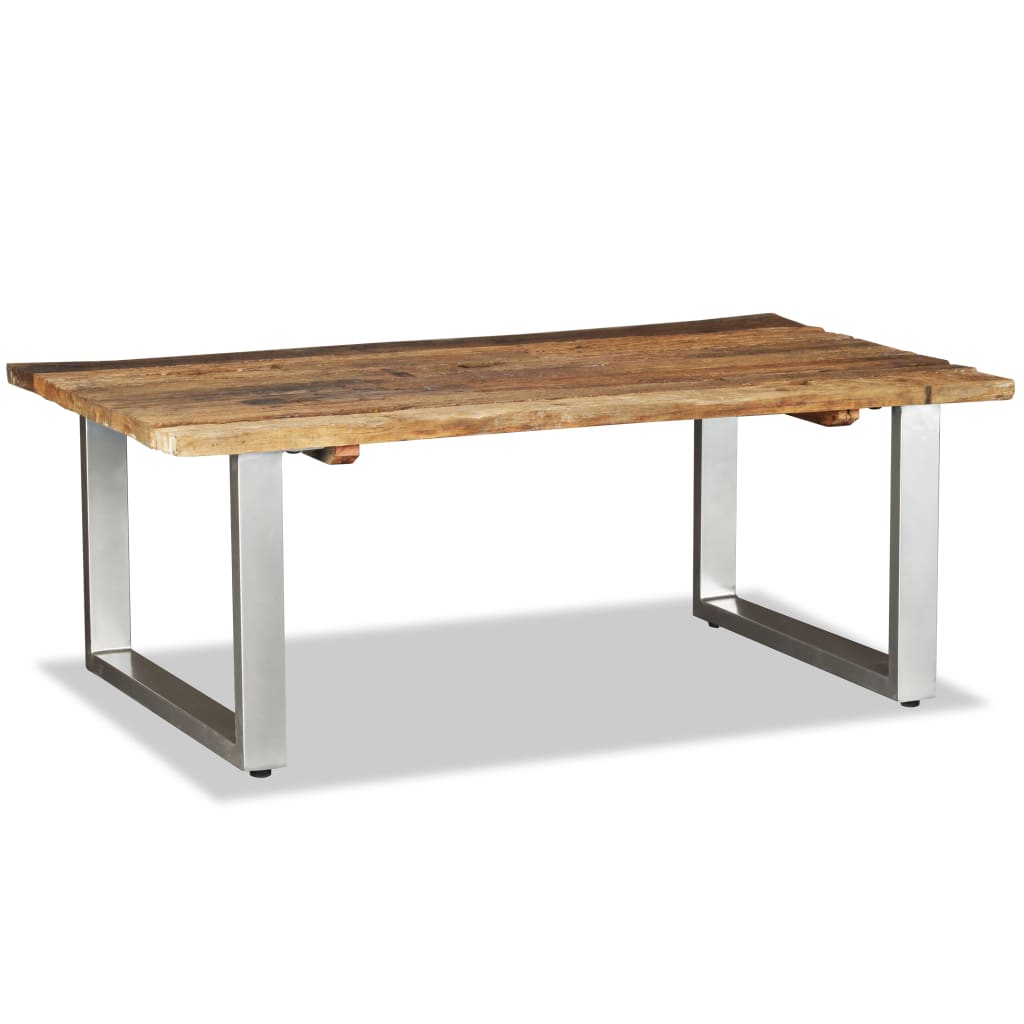 Vidaxl salontafel 100x60x38 cm massief gerecycled hout