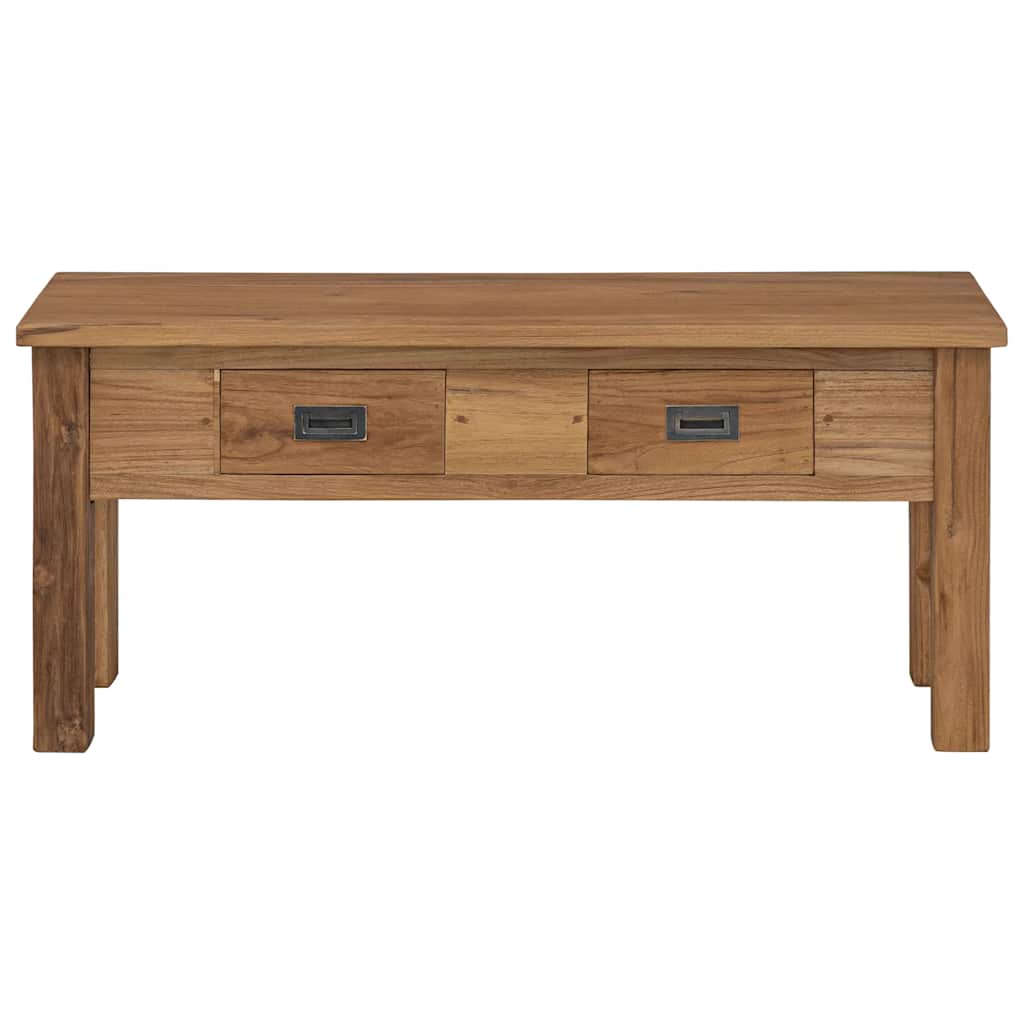 Vidaxl halbankjeje massief teakhout 90x30x40 cm