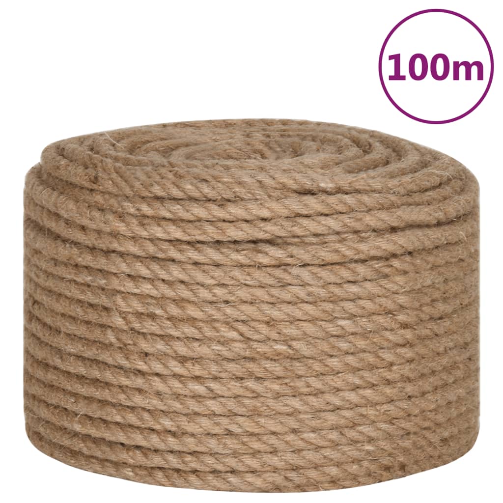 Vidaxl Seil 100% Jute 12 mm 100 m