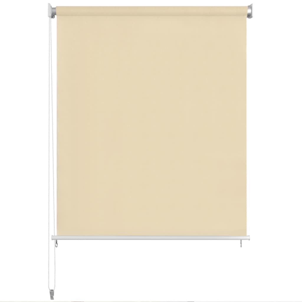 Vidaxl Roller Blind für außerhalb von 120 x 230 cm Creme