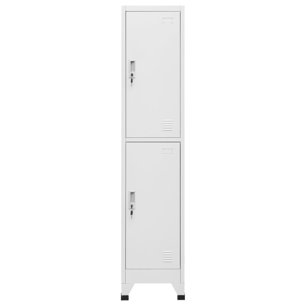 Vidaxl lockerkast met 2 vakken 38x45x180 cm