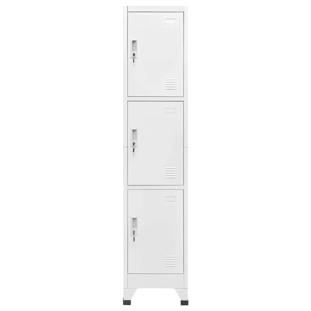 Vidaxl lockerkast met 3 vakken 38x45x180 cm