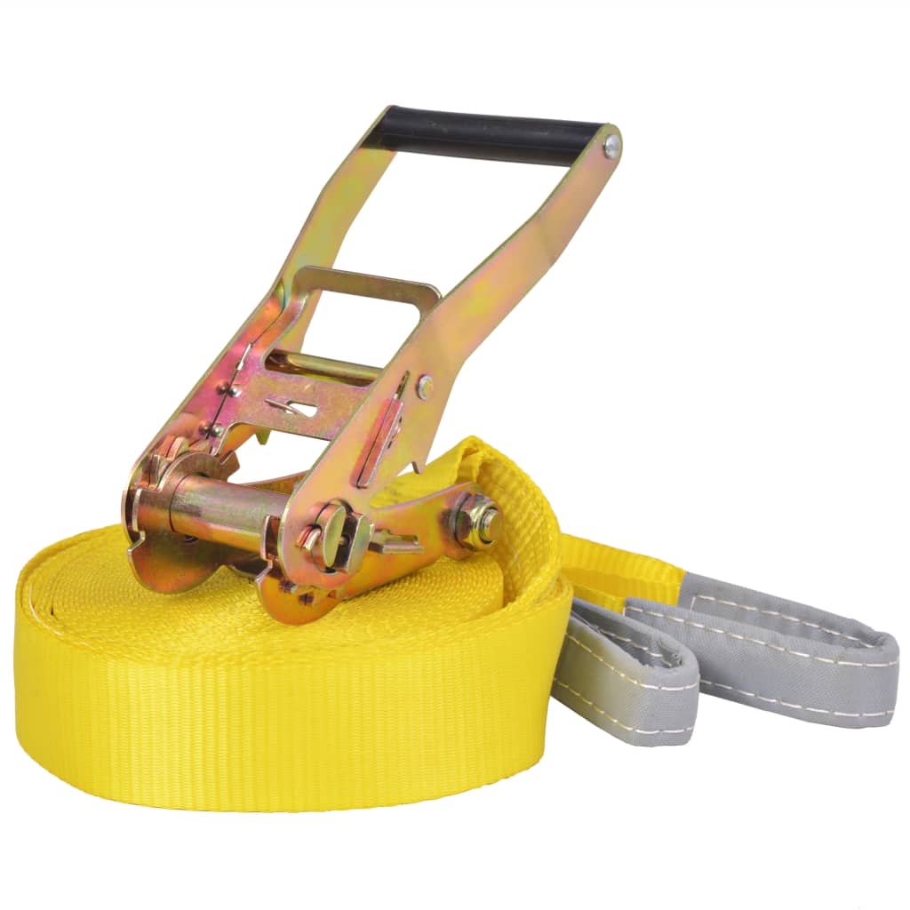 Vidaxx Slackline 15 m x 50 mm 150 kg gelb