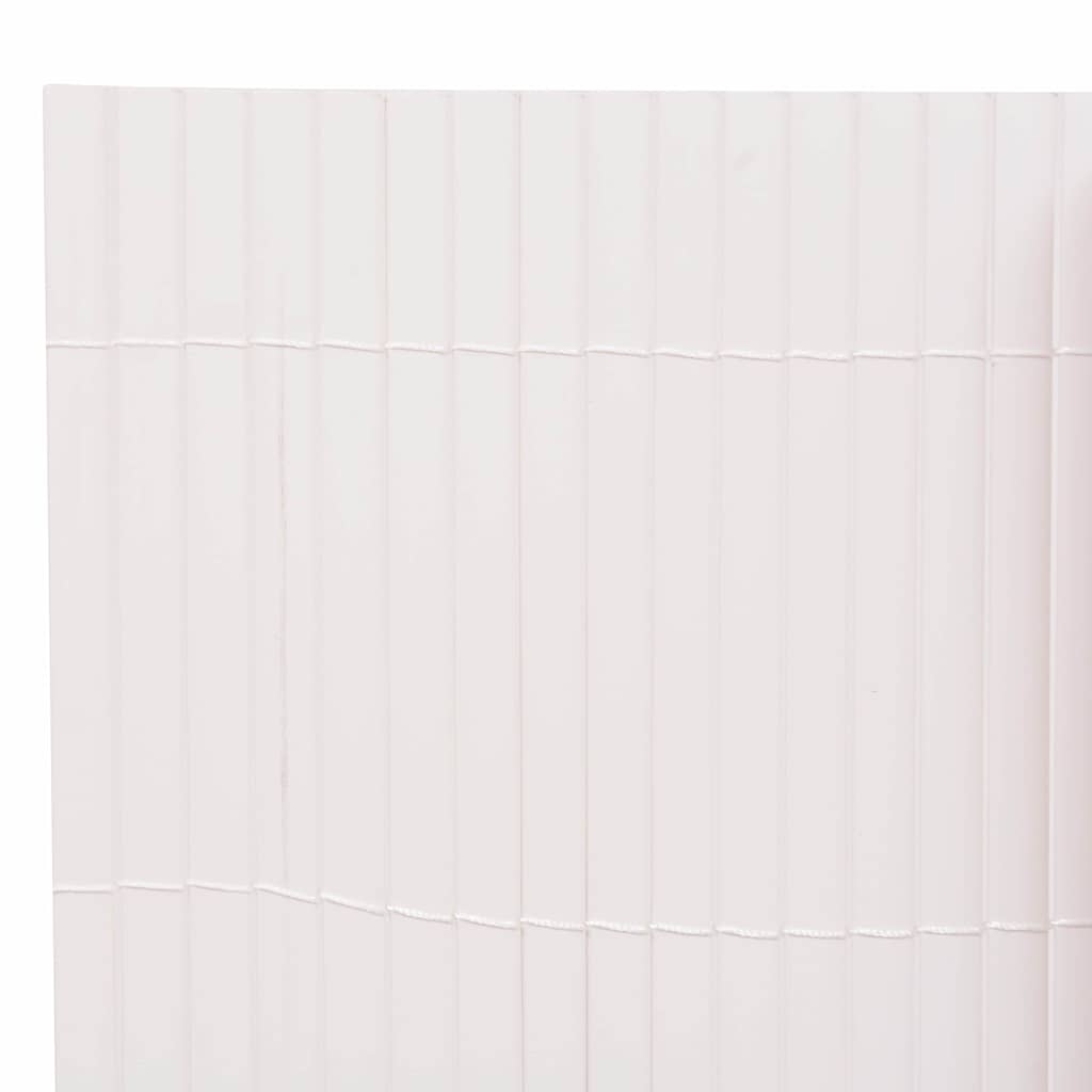 Vidaxx doppelseitiger Gartenzaun 90x300 cm weiß