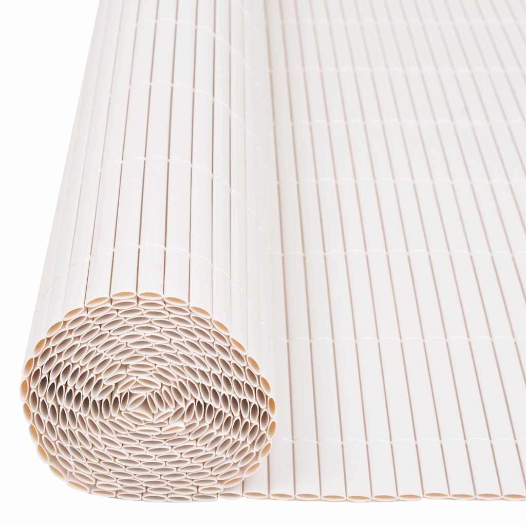 Vidaxl tuinhek wit 150 x 500 cm pvc