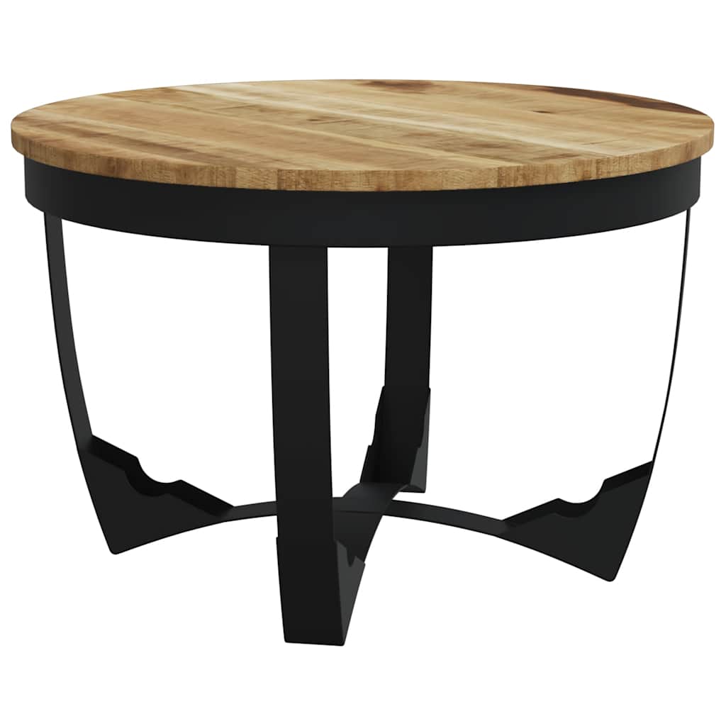 Vidaxl salontafel 60x40 cm massief ruw mangohout
