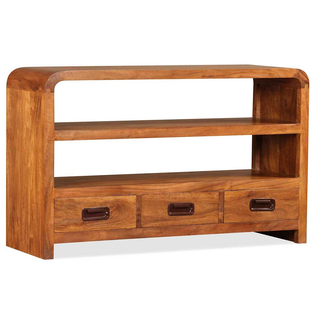 Vidaxl tv-meubel 90x30x55 cm massief acaciahout