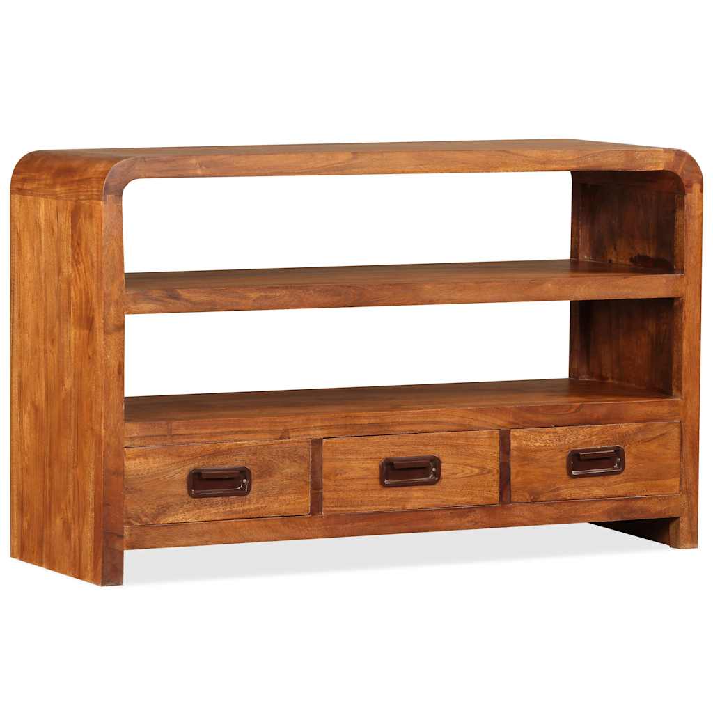 Vidaxl tv-meubel 90x30x55 cm massief acaciahout