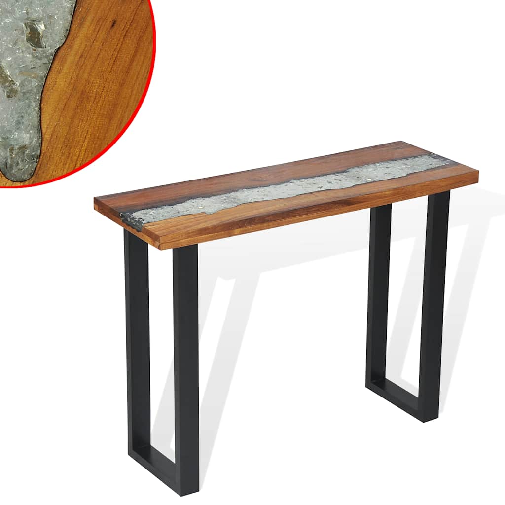 Vidaxl wandtafel 100x35x75 cm teakhout