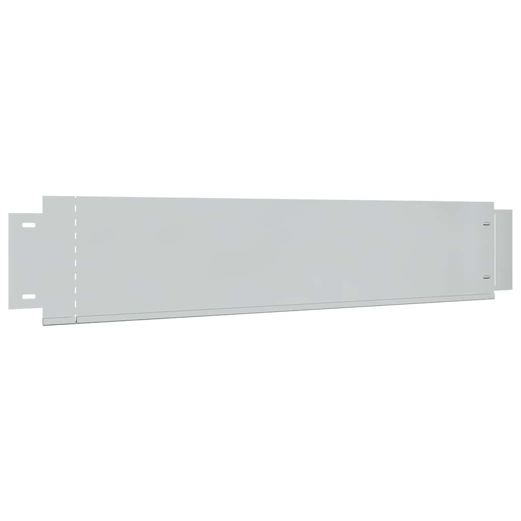 VIDAXL -Grasgrenzen 100x19 cm verzinkter Stahl 5 STs 5 STs