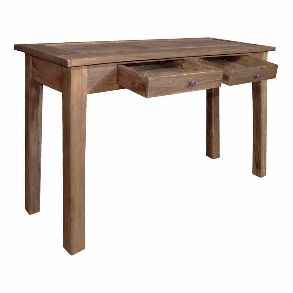 Vidaxl wandtafel 123x42x75 cm massief mahoniehout