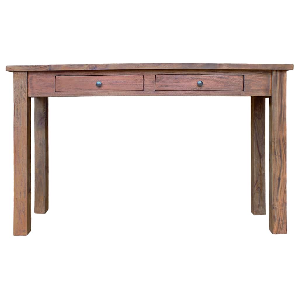 Vidaxl wandtafel 123x42x75 cm massief mahoniehout