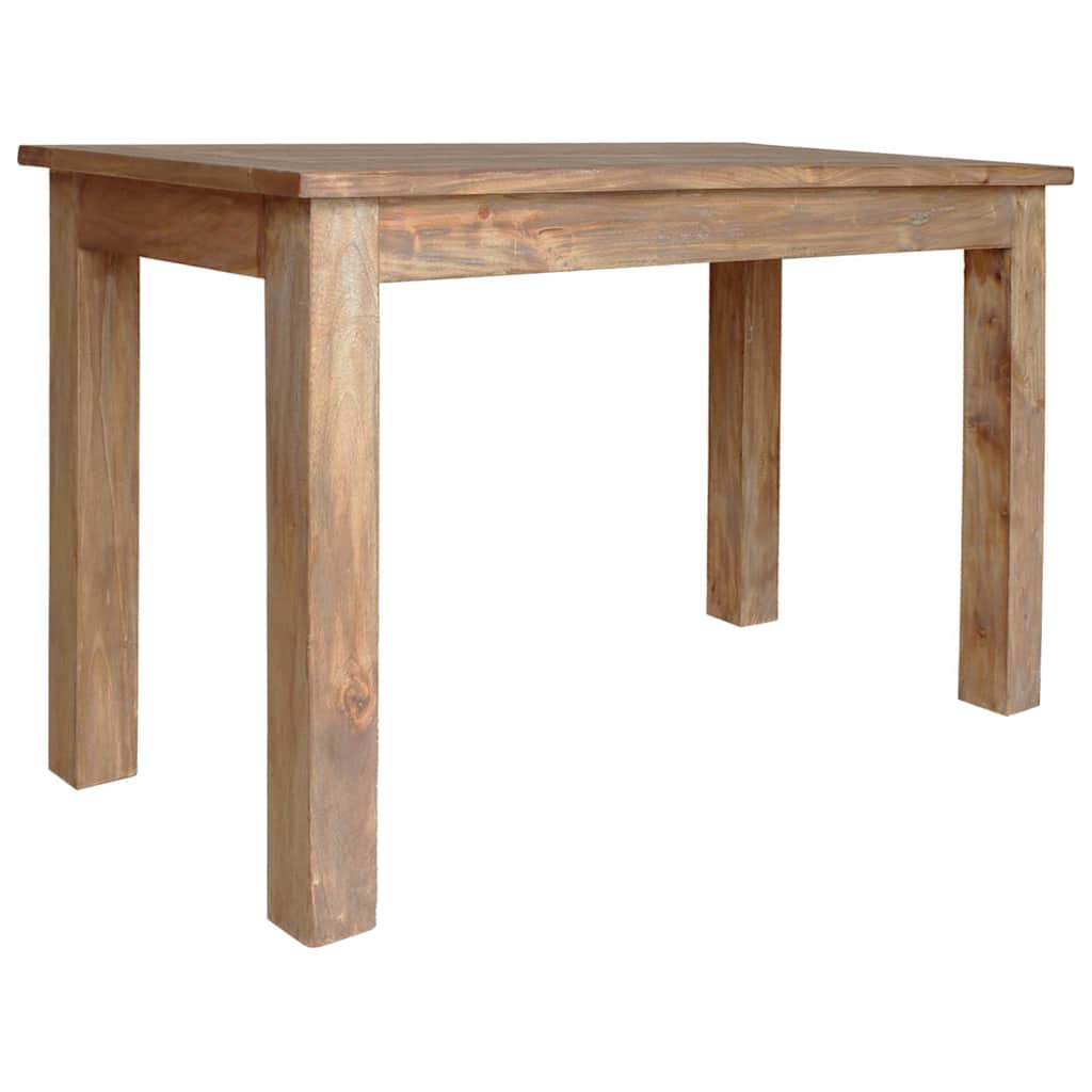 Vidaxl eettafel 120x60x77 cm massief mahoniehout