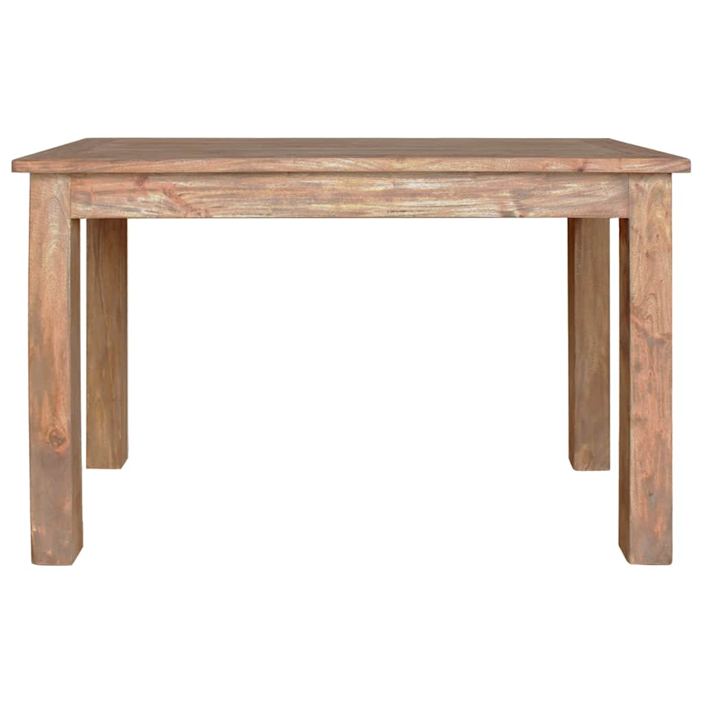 Vidaxl eettafel 120x60x77 cm massief mahoniehout