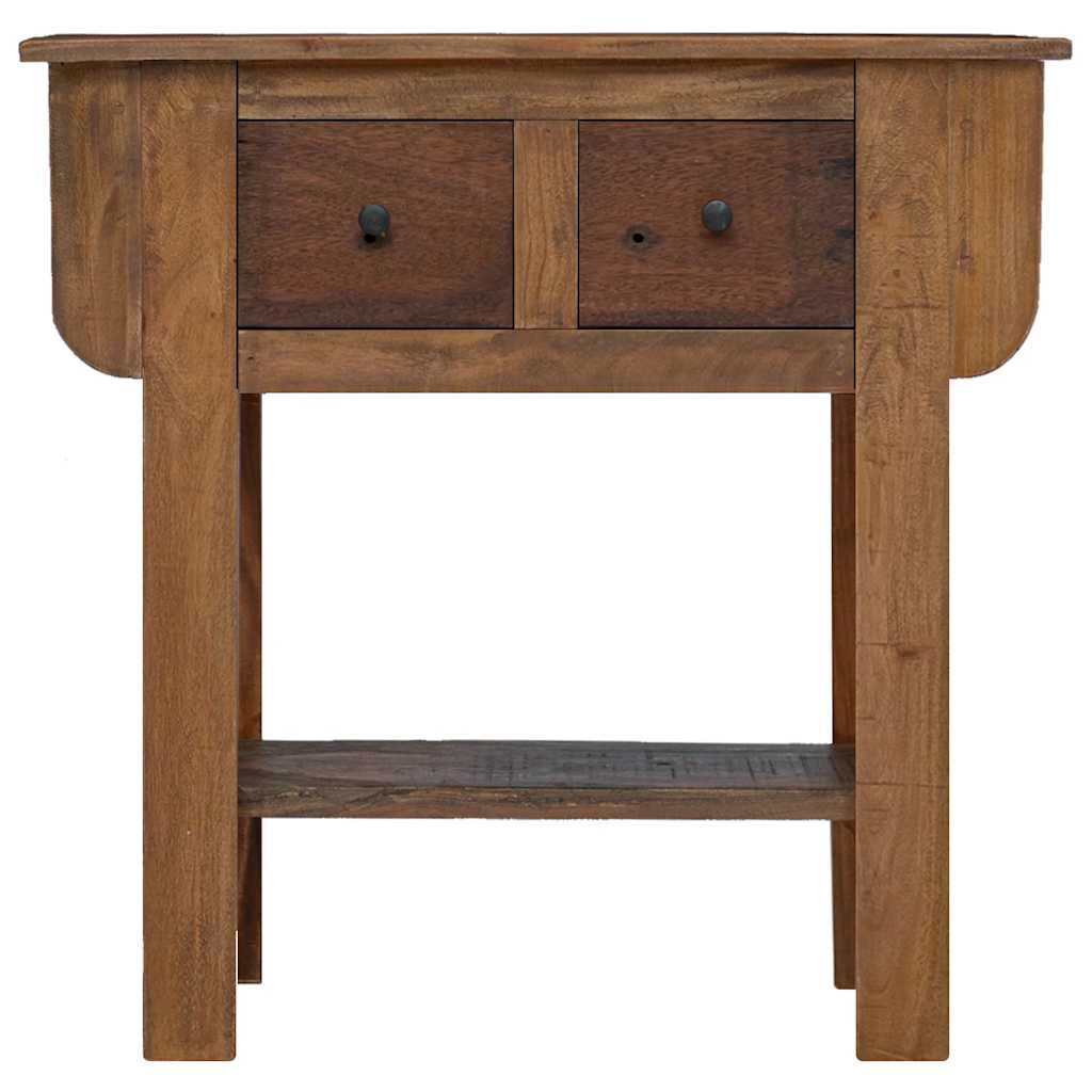 Vidaxl wandtafel 80x35x80 cm gemengd gerecycled hout