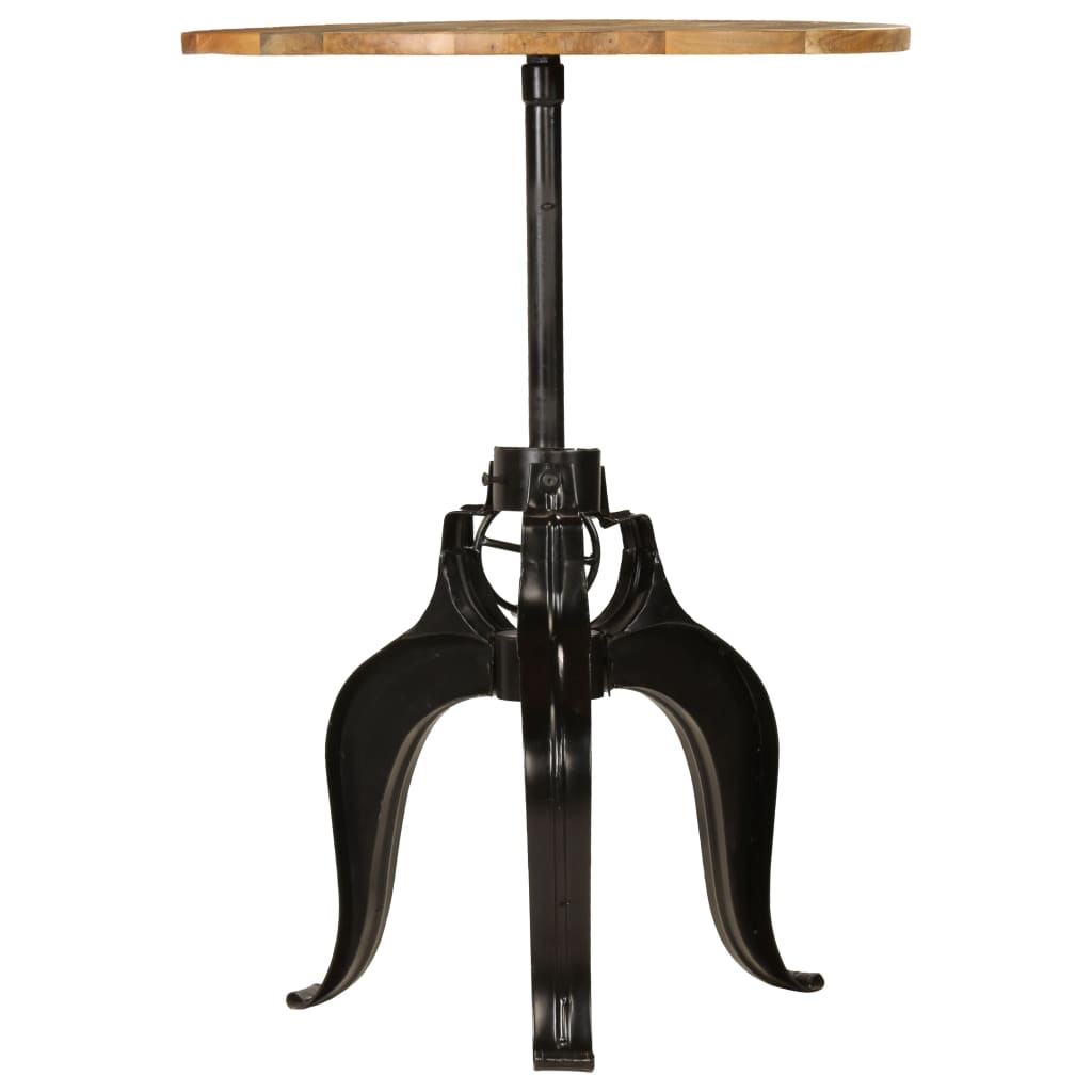 Vidaxl bartafel 75x(76-110) cm massief mangohout