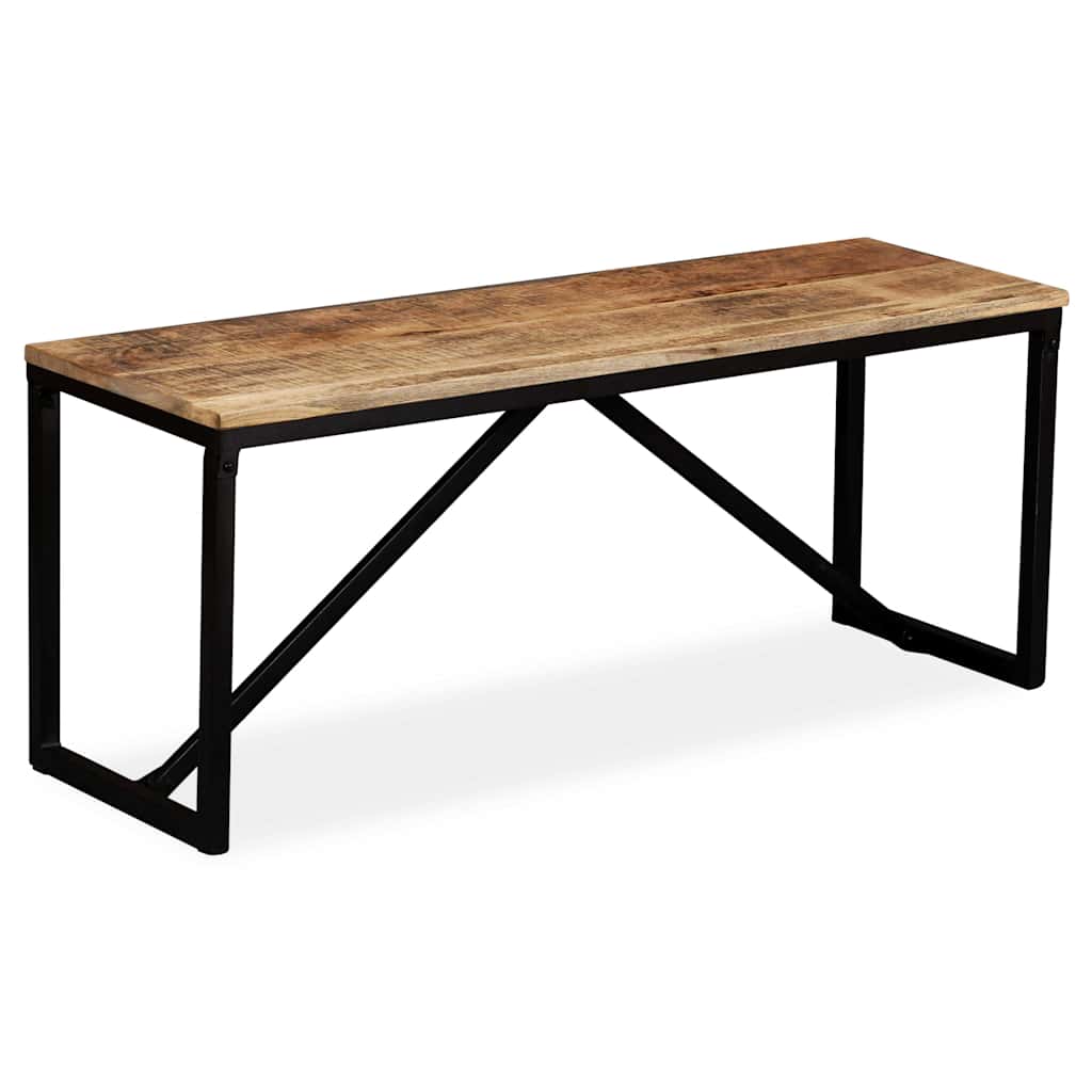 Vidaxl bankje 110x35x45 cm massief mangohout