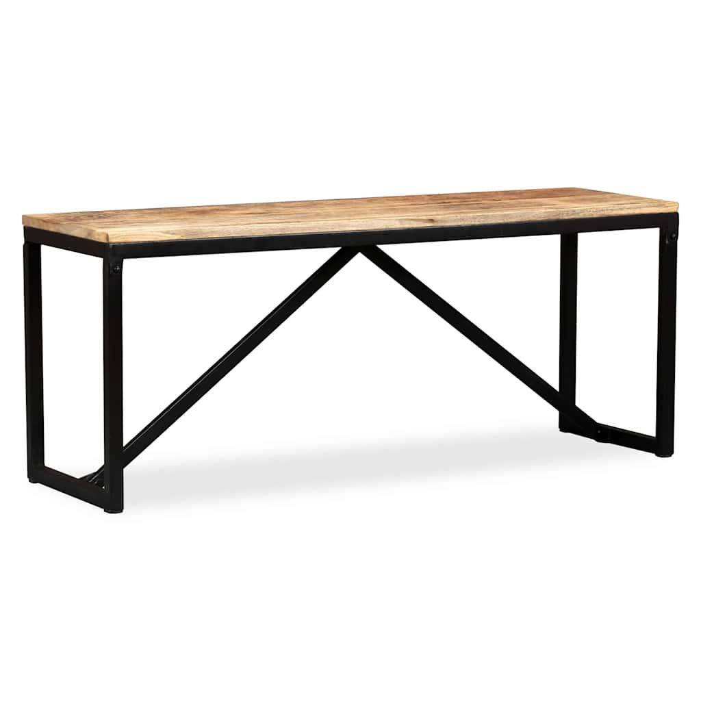 Vidaxl bankje 110x35x45 cm massief mangohout