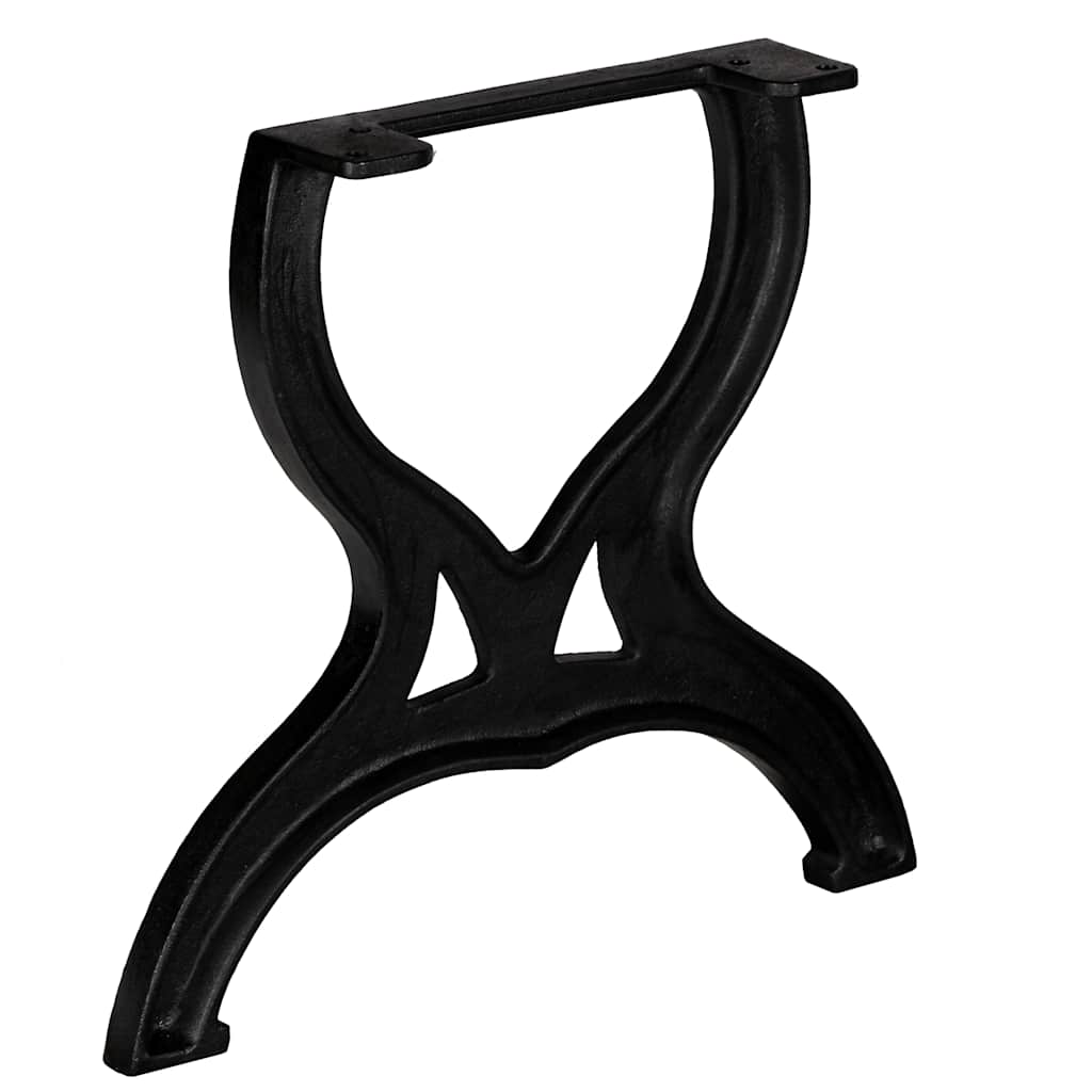 Vidaxl salontafelpoten 2 st x-frame gietijzer