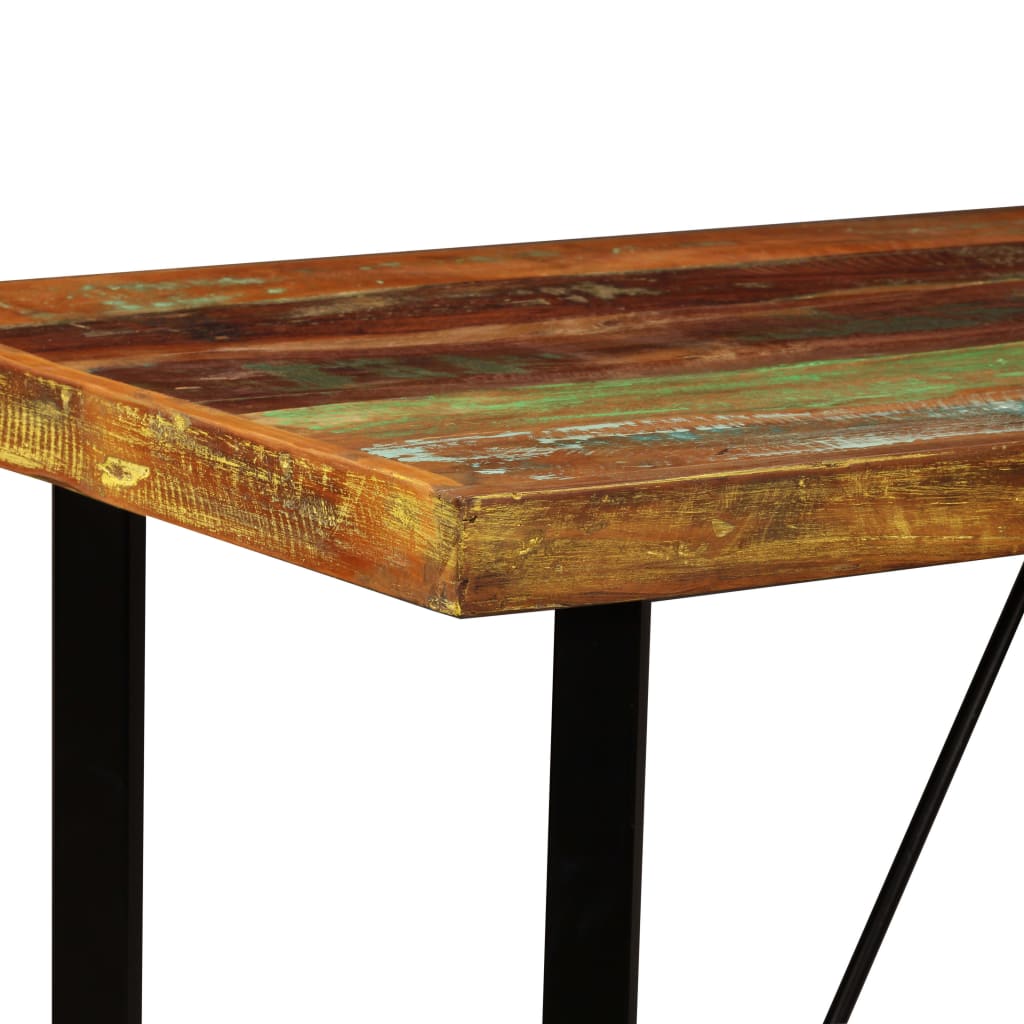 Vidaxl bartafel 120x60x107 cm massief gerecycled hout