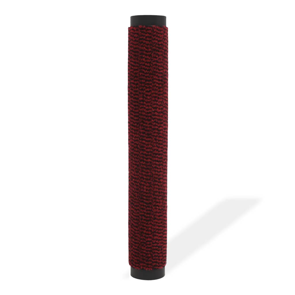 Vidaxl droogloopmat rechteckig getuftet 60x90 cm rot