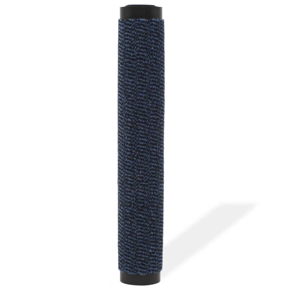 Vidaxl trocken loppat rechteckig tufted 120x180 cm blau
