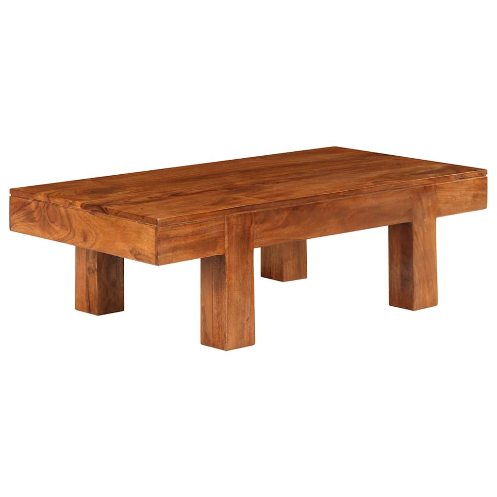Vidaxl salontafel 100x50x30 cm massief acaciahout met honingafwerking