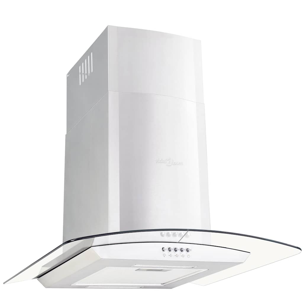 Vidaxl Wandextraktionshaube 756 m³ U LED 60 cm Edelstahl