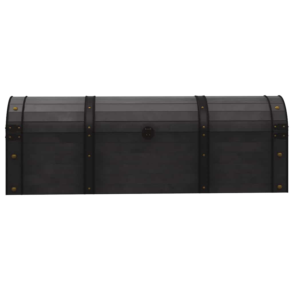 Vidaxl opbergkist vintage stijl 120x30x40 cm massief hout
