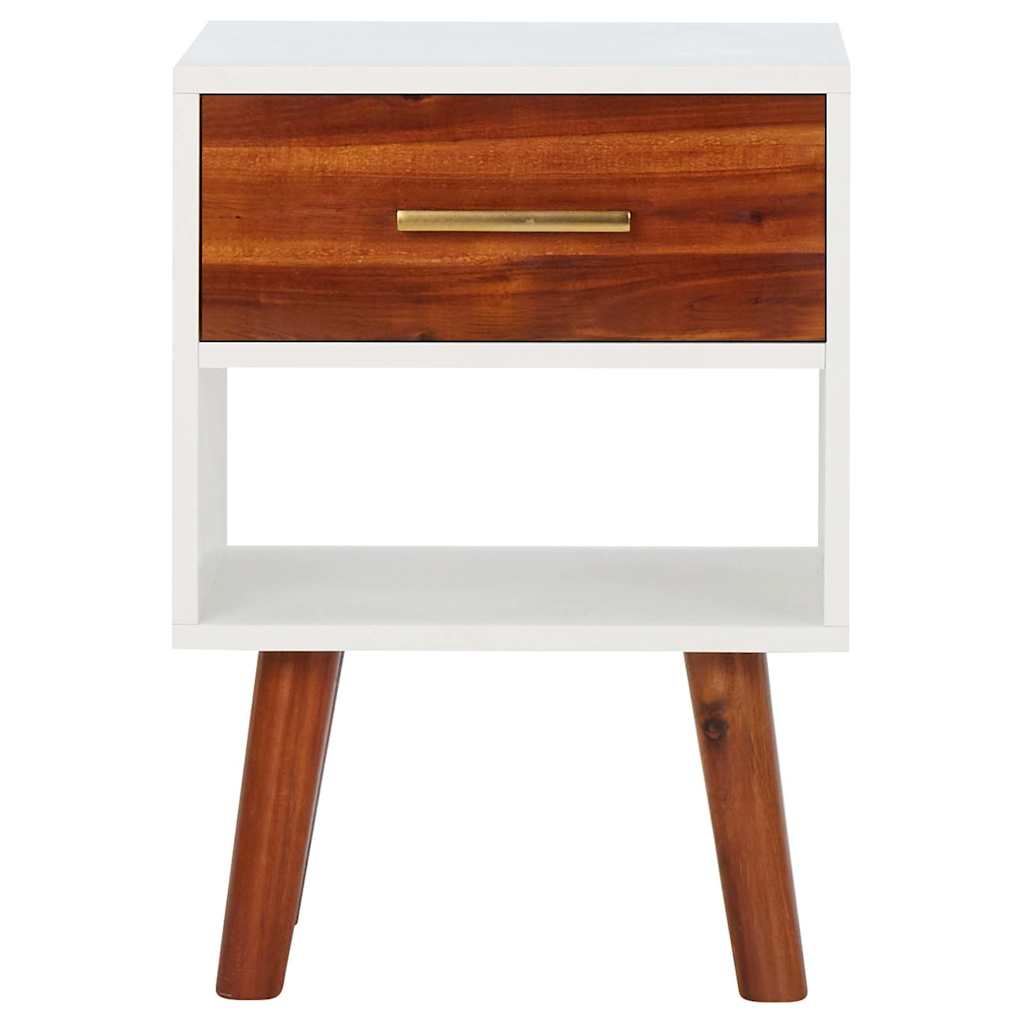 Vidaxl nachtkastjes 2 st 40x30x57 cm massief acaciahout