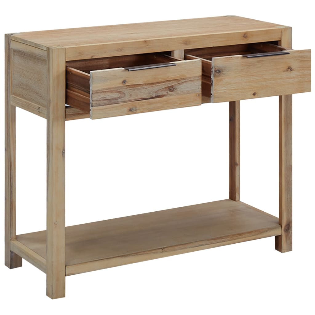 Vidaxl wandtafel 82x33x73 cm massief acaciahout