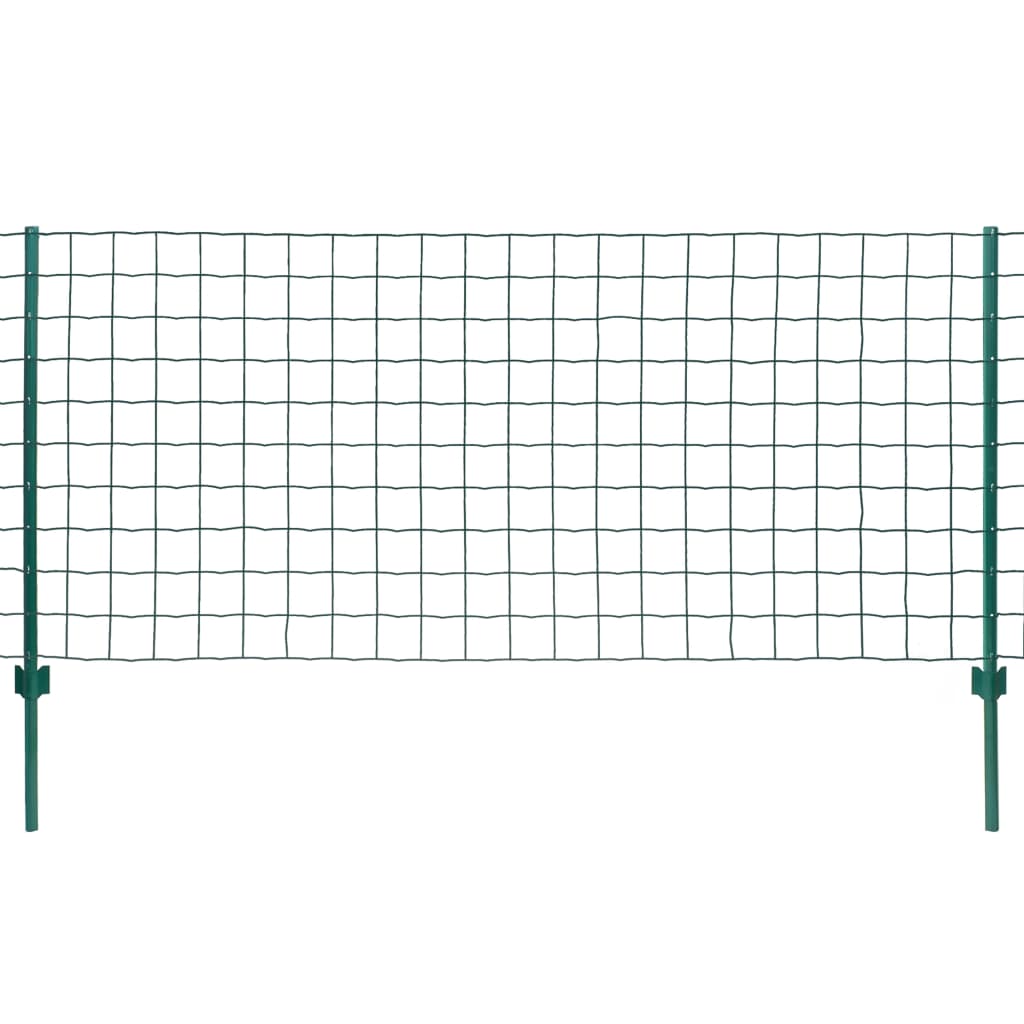 Vidaxl Euro HEK 20x0,8 m Stahlgrün