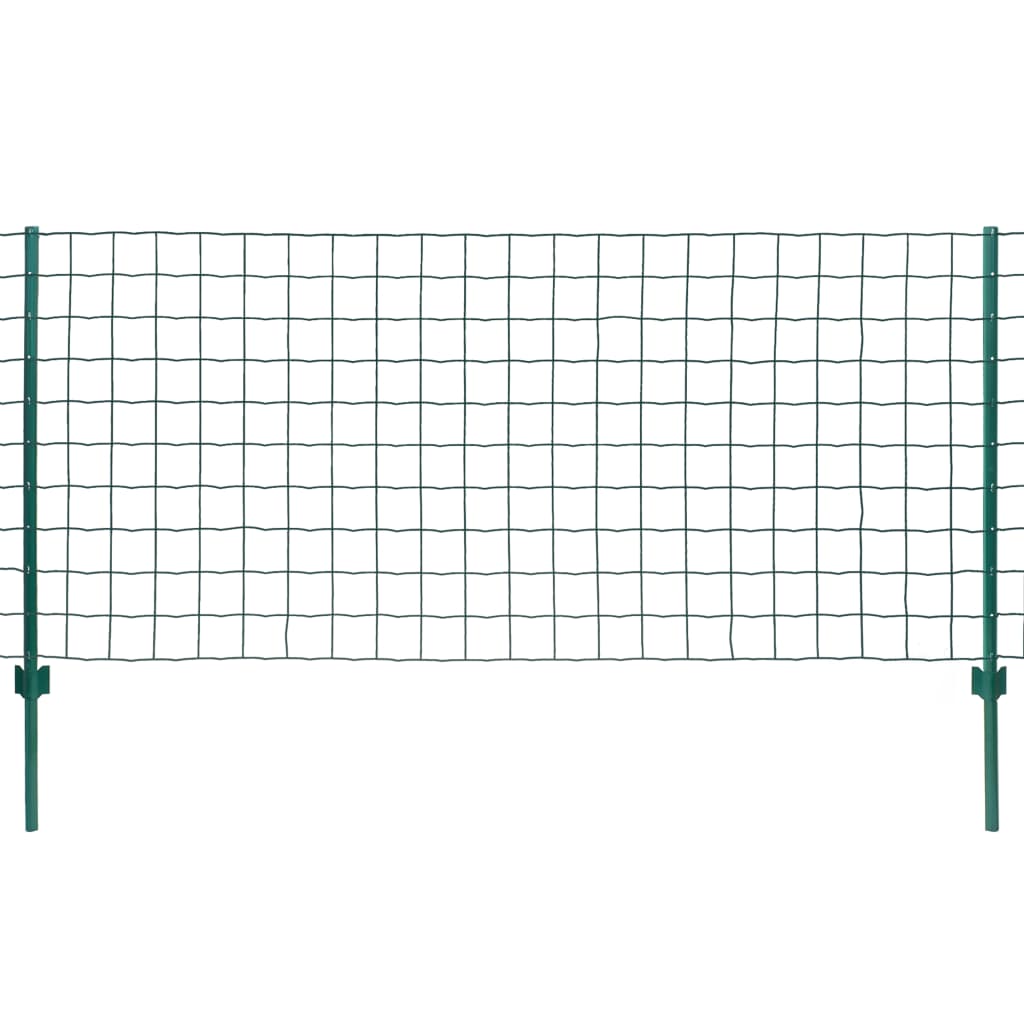 Vidaxl Euro HEK 20x1,2 m Stahlgrün