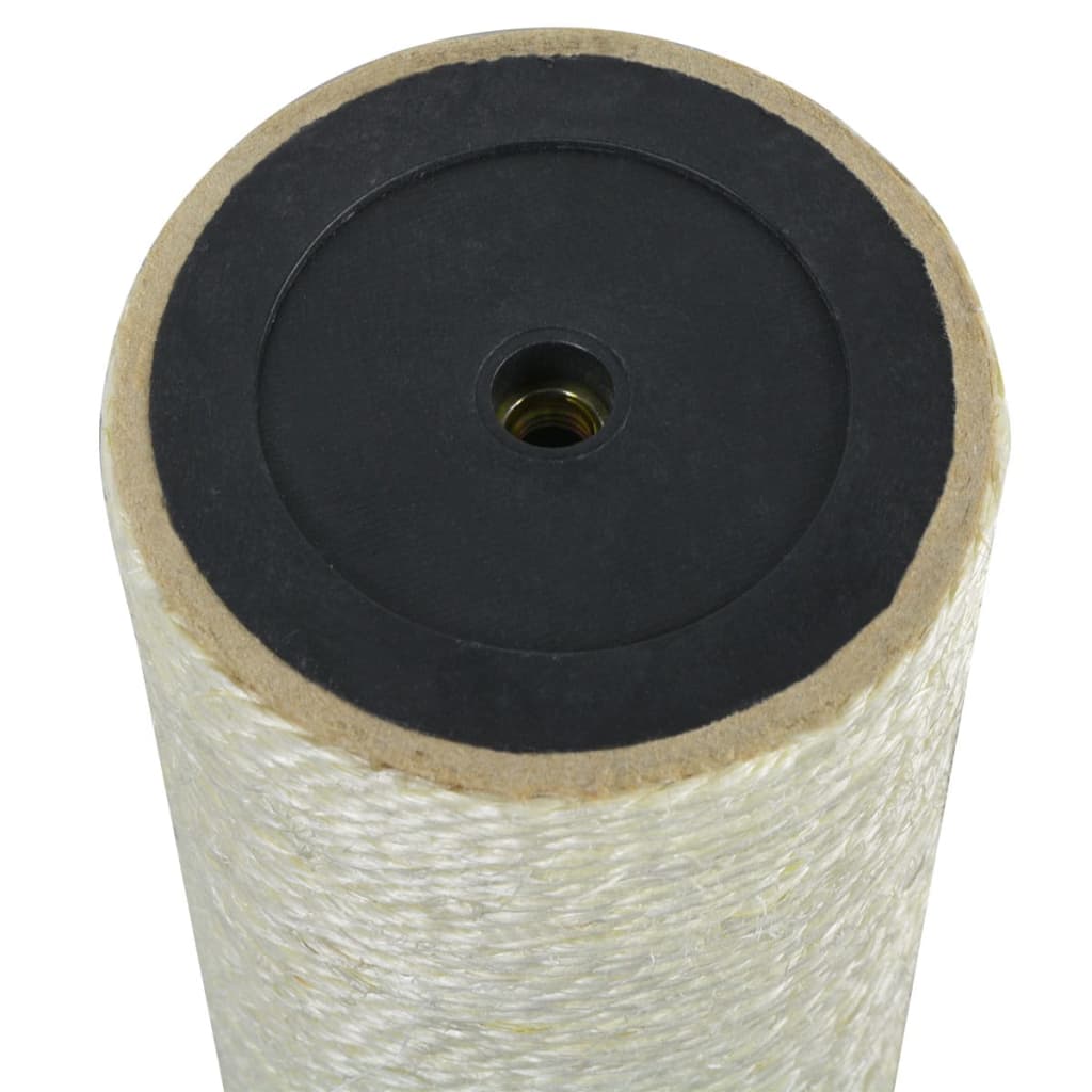 Vidaxl -Katzenkratzer nach 8x60 cm 8 mm Beige