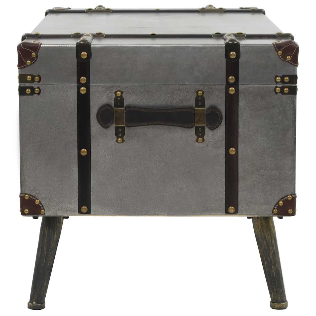 Vidaxl salontafel 102x51x47,5 cm mdf en aluminium