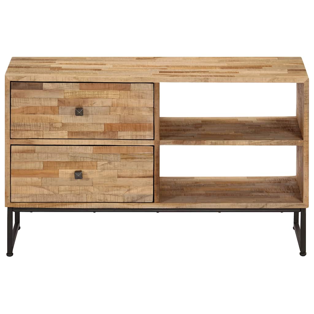 Vidaxl tv-meubel 90x30x55 cm gerecycled teakhout