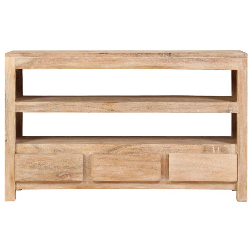 Vidaxl tv-meubel 90x30x55 cm massief acaciahout lichtbruin