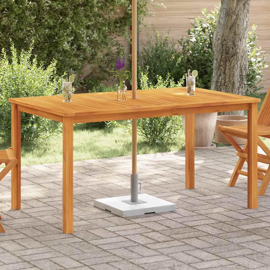 Vidaxl tuintafel 150x90x74 cm massief acaciahout