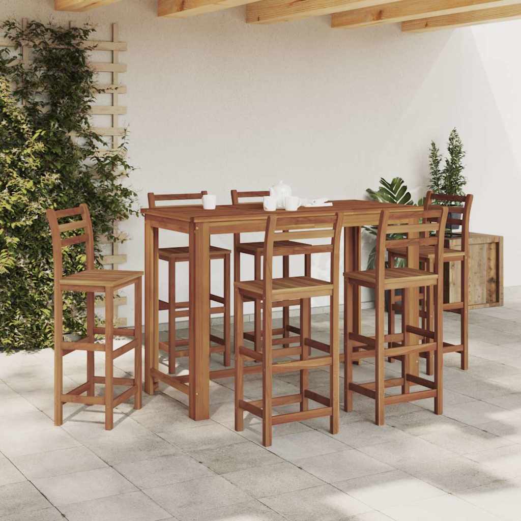 Vidaxl bartafel 150x70x105 cm massief acaciahout