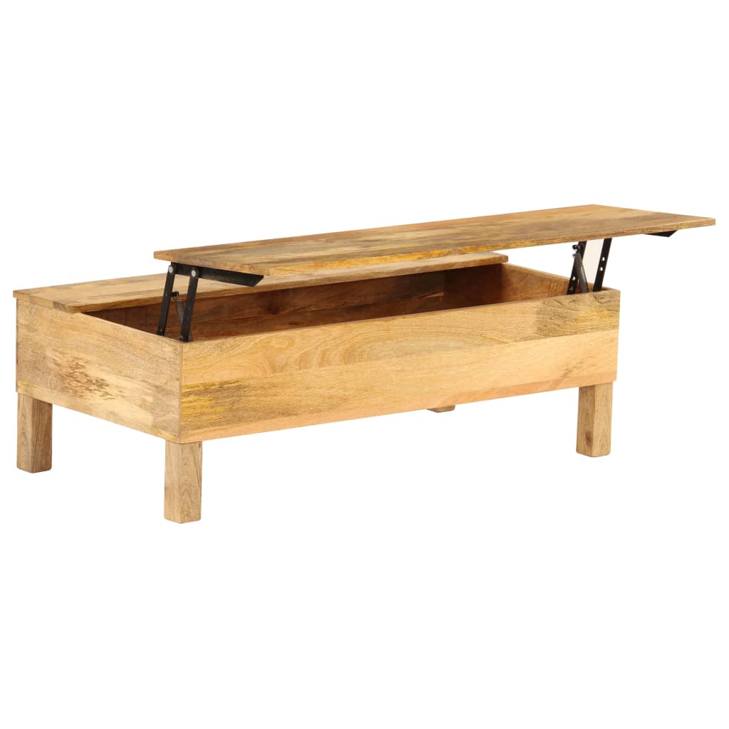 Vidaxl salontafel 110x55x35 cm massief mangohout