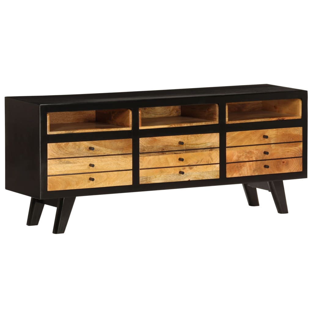 Vidaxl tv-meubel 120x30x50 cm massief mangohout