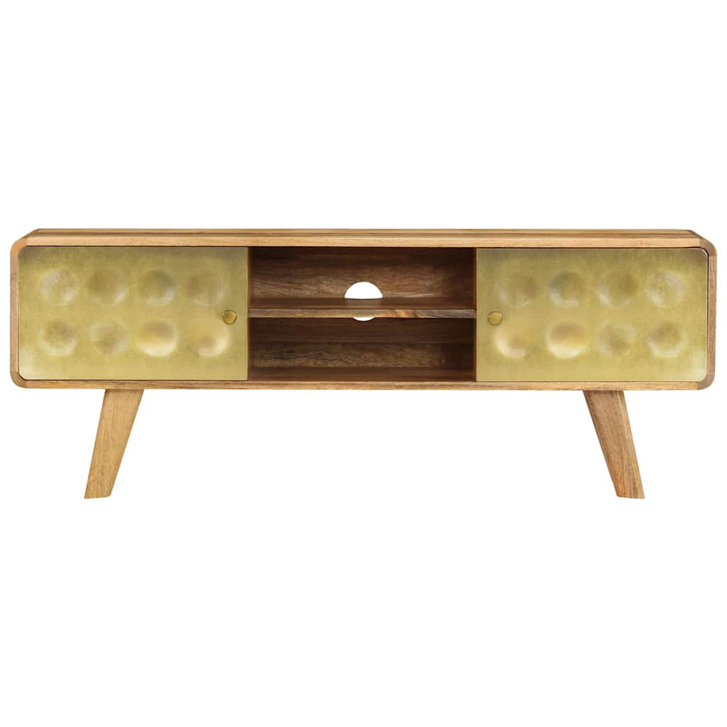 Vidaxl tv-meubel 120x30x45 cm massief mangohout