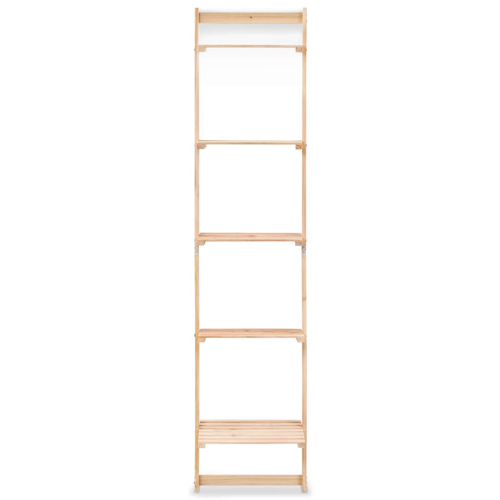 Vidaxl wandrek ladder 41,5x30x176 cm cederhout