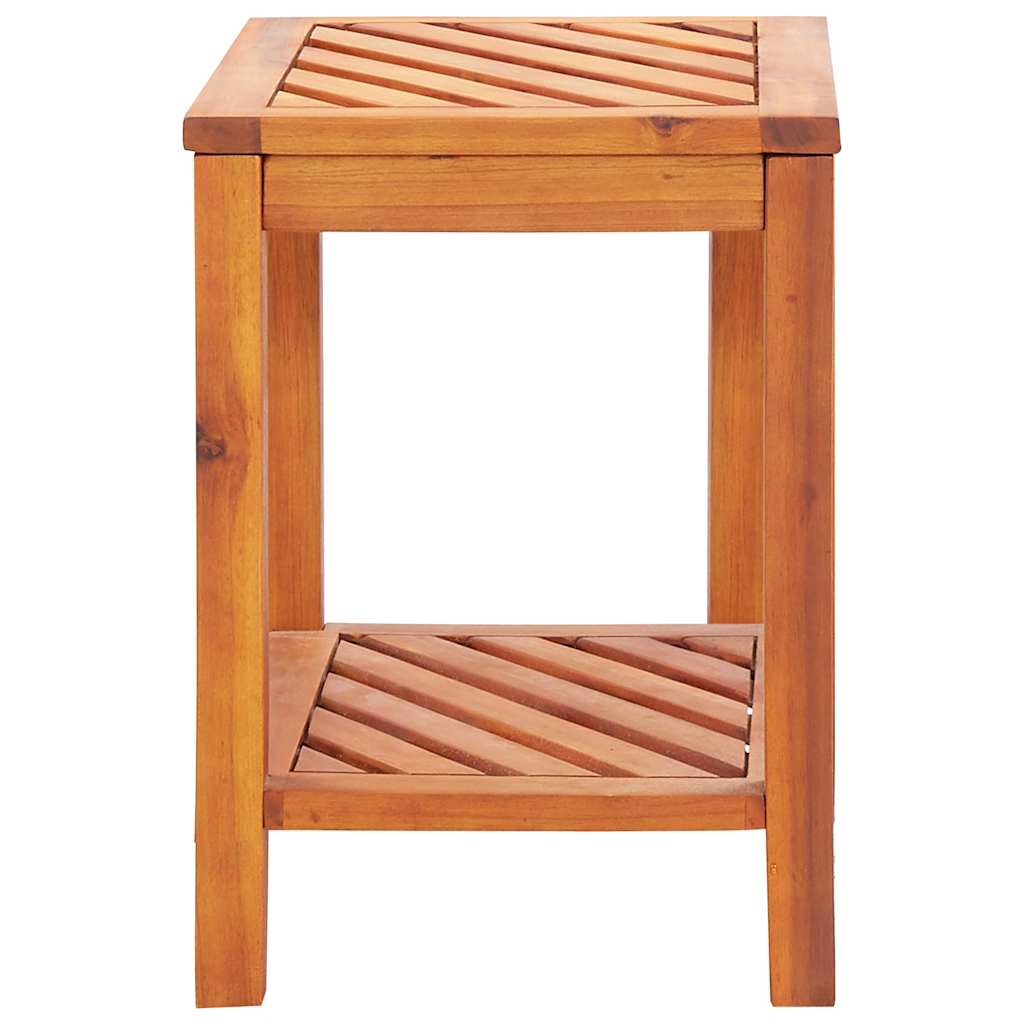 Vidaxl bijzettafel 45x33x45 cm massief acaciahout