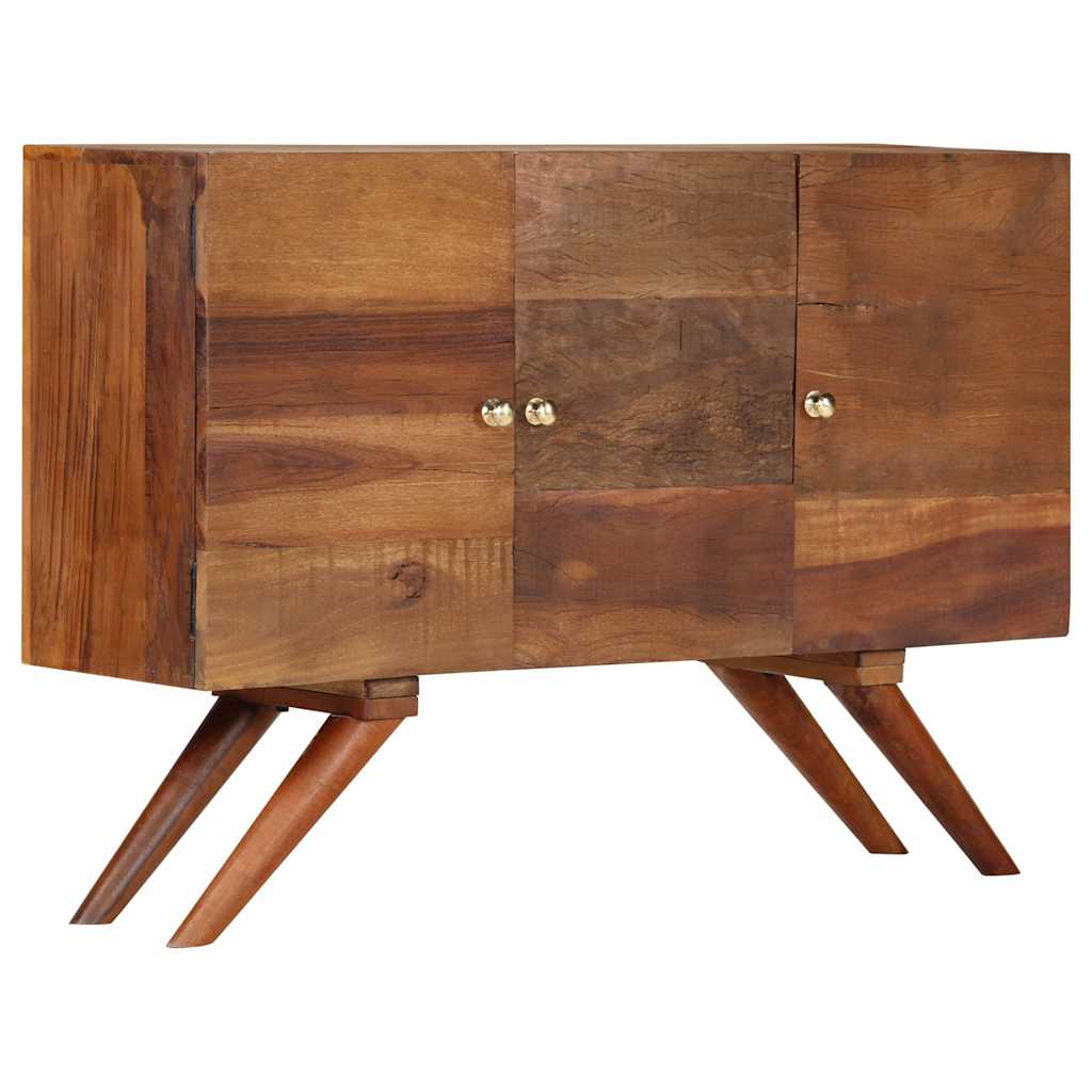 Vidaxl dressoir 110x30x75 cm massief gerecycled hout bruin