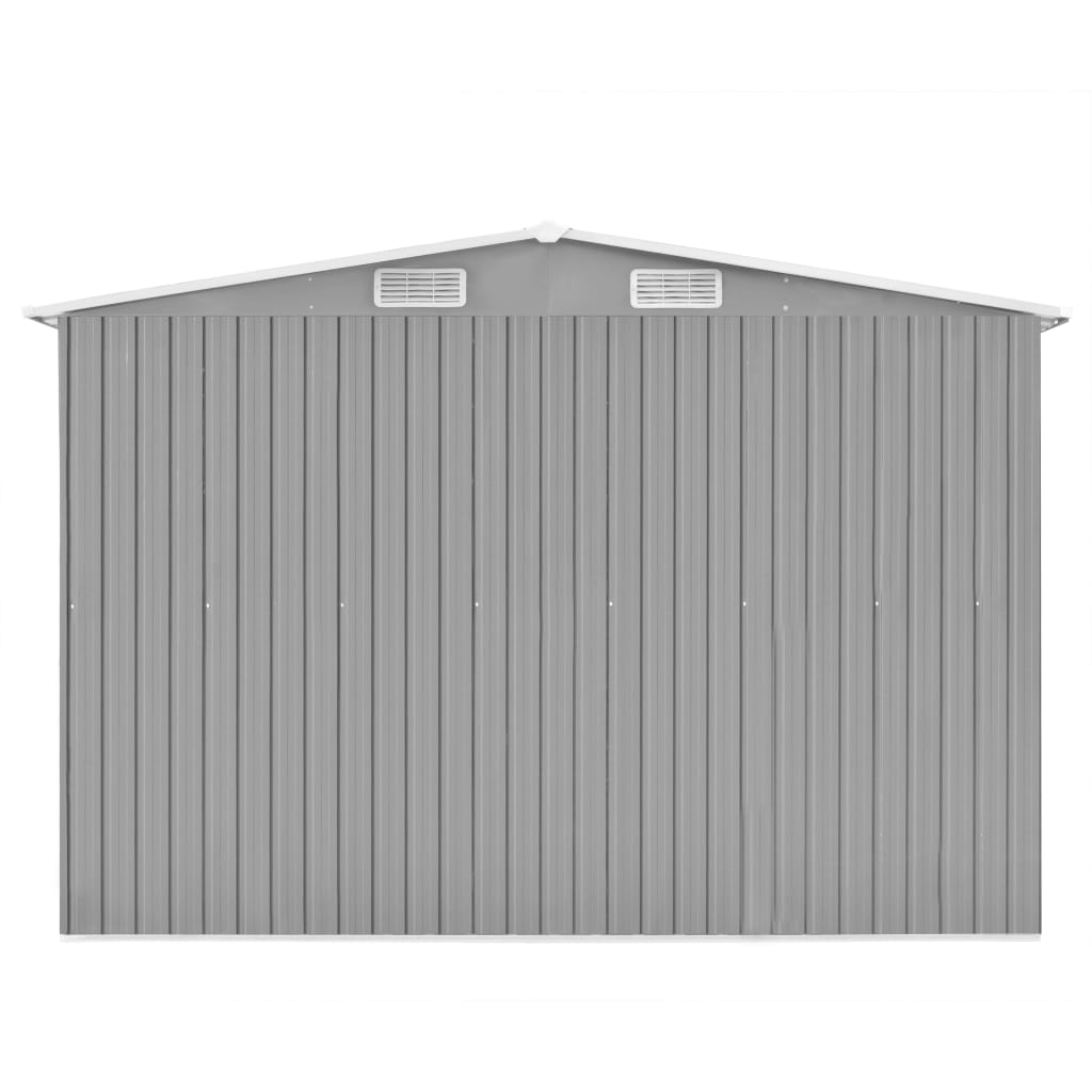 VidaXL Gartenhaus 257x580x181 cm Metallgrau