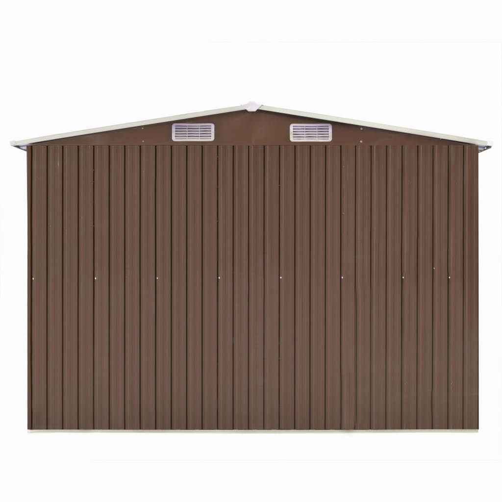VidaXL Gartenhaus 257x580x181 cm Metall braun