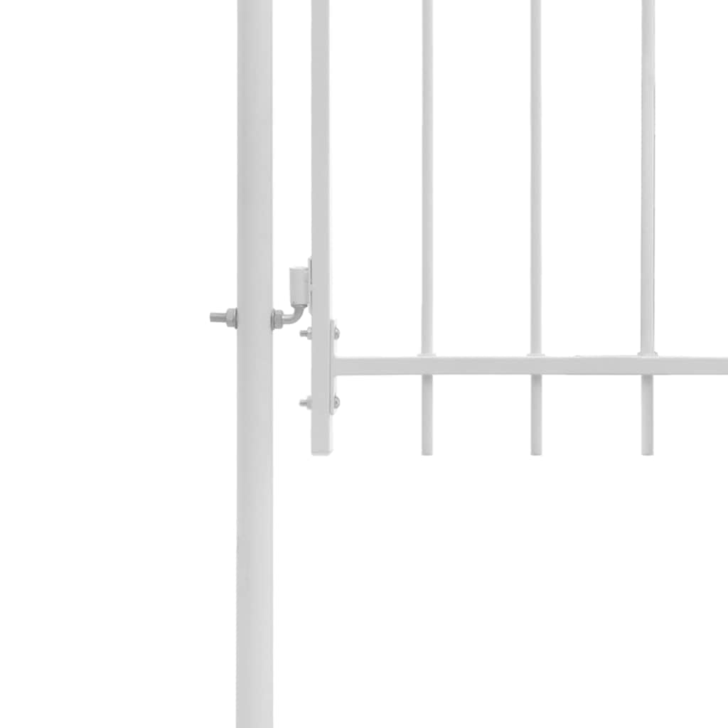 Vidaxl Port 1x1.75 m Stahlweiß